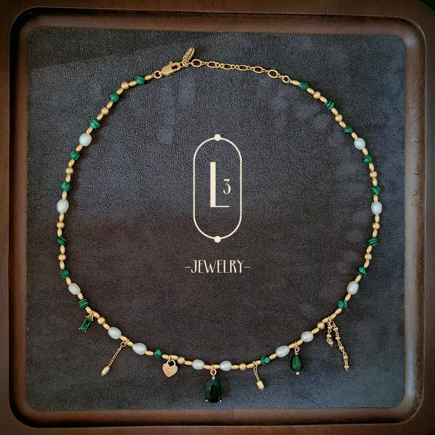 Nature | Vintage Pearl & Zircon Necklace