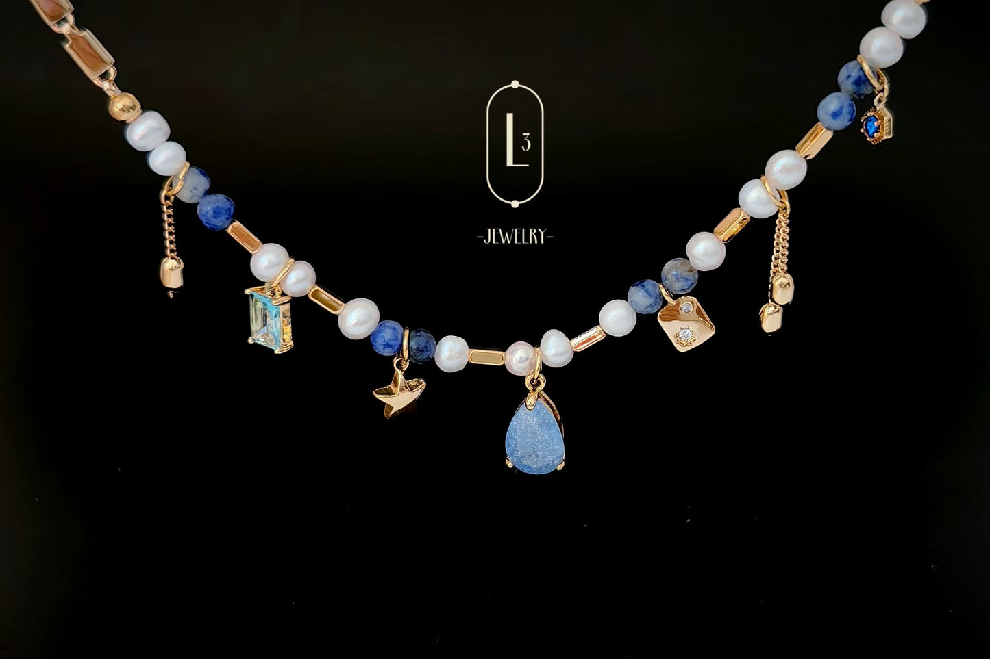 Nature | Vintage Pearl & Zircon Necklace