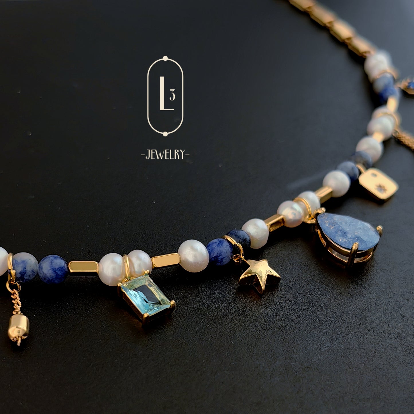 Nature | Vintage Pearl & Zircon Necklace