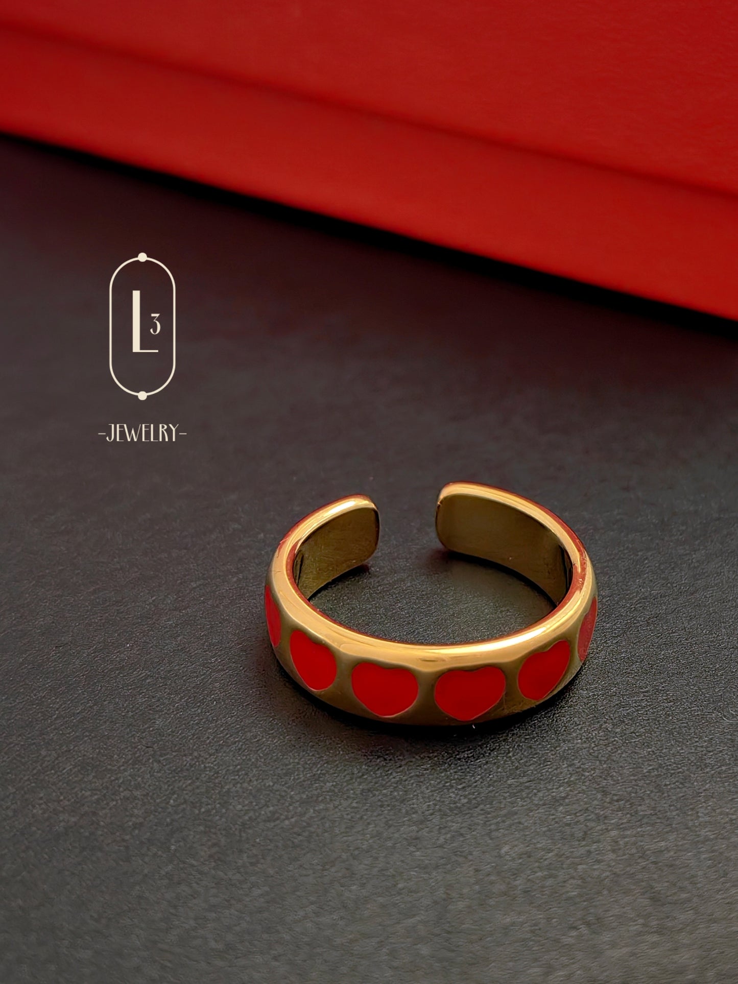 Love | Blush Heart Ring