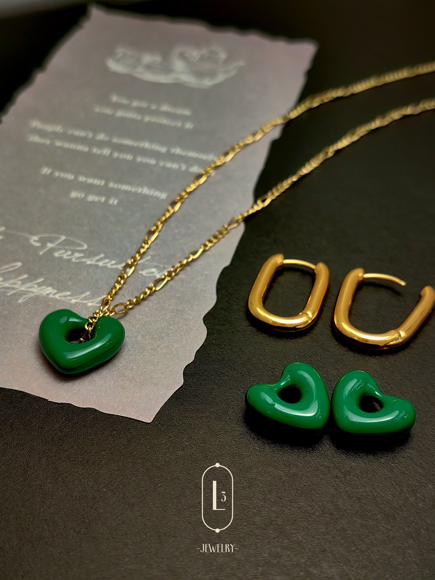 Love | Enamel Heart Series