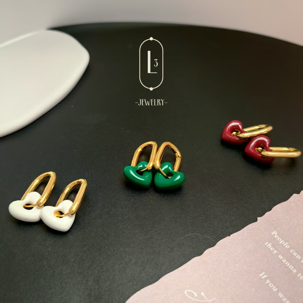 Love | Enamel Heart Series