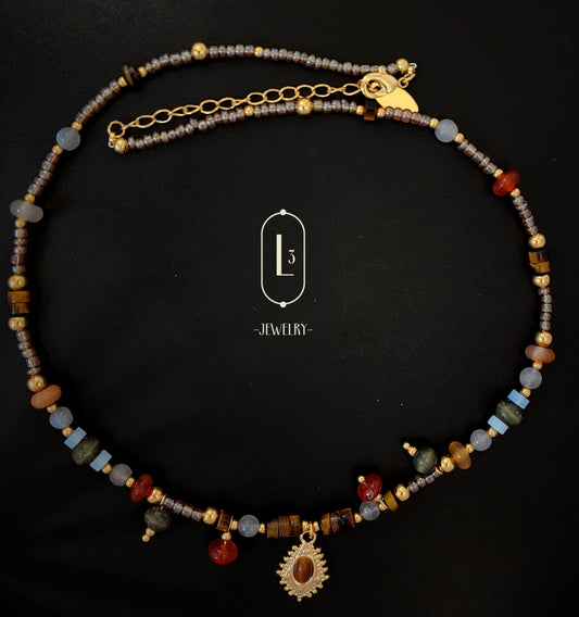 Nature | Melad Oval Pendant Necklace
